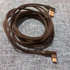 USB-A to Micro USB ケーブル L字型 3m
