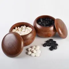 碁石 蛤 38号 那智黒 高級 囲碁 白石 黒石 碁笥付き 桐箱 特大碁石