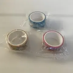 くら寿司×シナモン　コラボ　限定　マスキングテープ　3個セット