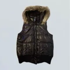 y2k 光沢お兄系 Archive ファーダウンベスト平成 ギャル男 opium