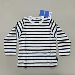 新品タグ　familiar ボーダー　長袖Tシャツ　90