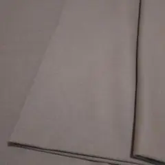 ベージュ・ブラウンの生地　ウール？　最小85センチ✕80センチ