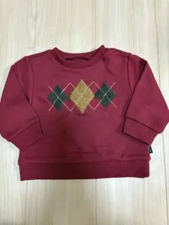 COMME CA ISM 赤いトレーナー 80cm
