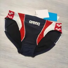 Lサイズ メンズ 競泳水着 アリーナ arena 競パン フルダルUV 紺赤白