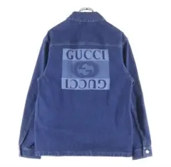 ❤️【極美品】 GUCCI グッチ デニム ジャケット シャツ インディゴのサムネイル
