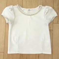 ダズリン　パール付　半袖　トップス　即日配送のサムネイル