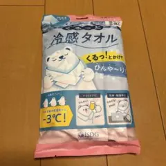 くるっと冷感タオル　−3℃ 大判サイズ　個包装 5個入　サマーピーチの香りのサムネイル