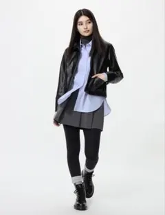 【ホームクリーニング済み】ユニクロ ヒートテックタイツ着圧 ブラック Lサイズ