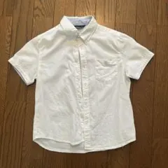 コムサイズム　キッズ　半袖シャツ　120 白