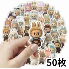 ステッカー シール 50枚セット らふふ ラブブ ジモモ