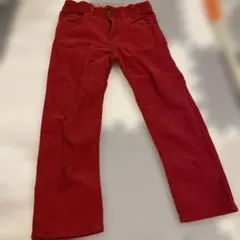 H&M L.O.G.G. コーデュロイパンツ レッド 110cmのサムネイル