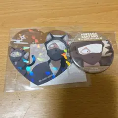 ナンジャ 忍たま乱太郎 雑渡昆奈門 忍たまスクラッチ キラキラカード 缶バッジ