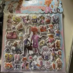 ズートピア ぷっくりシール