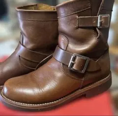 T*n様 【00s】 FRYE バックジップ レザーブーツ エンジニア 9.5D 