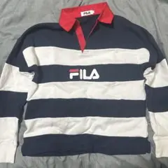 FILA ストライプ ポロシャツ 長袖のサムネイル