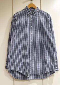ラルフローレン　Ralph Lauren チェックシャツ　ボタンダウン 長袖 L