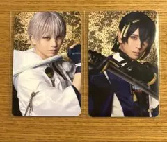 刀ミュ　乱舞博覧会　鶴丸国永 三日月宗近 ふぉとカード　刀剣乱舞　トレカ