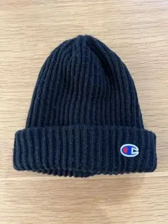 チャンピオン 黒ニット帽