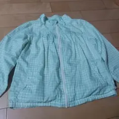 ミントグリーン チェック柄 ジャケット