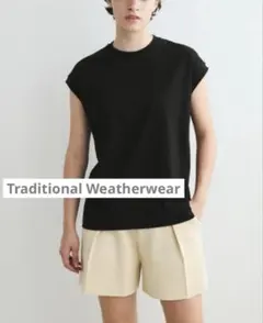 Traditional WeatherwearフレンチスリーブTシャツ 日本製のサムネイル
