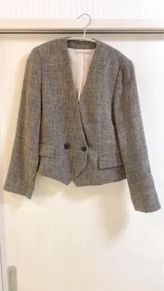 【極美品】ミラオーウェン　ジャケット　リネン　SIZE1