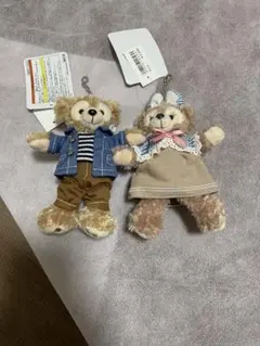 値札付✨️新品未使用 ダッフィーとシェリーメイのキーホルダー2点セット