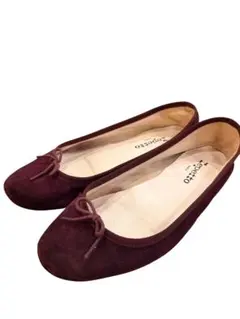 Repetto レペット バレエシューズ ボルドー スエード 39.5