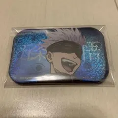 呪術廻戦 ホログラムスクエア缶バッジ 五条悟