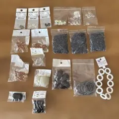 ハンドメイドパーツ　まとめ売り　シェル　天然石　さざれ石　アクリルビーズ