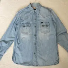 Leeコラボ デニムシャツ メンズ L ウエスタン VENCE EXCHANGE