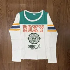 ★値下げ★ ロキシー　長袖Tシャツ　グリーンのサムネイル