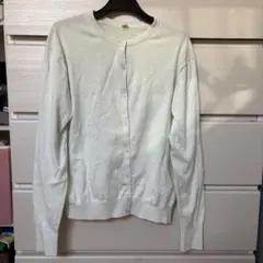 ユニクロ UVカットスーピマコットンクルーネックカーディガン