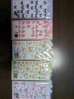 サンリオ ぷっくりシール 3D 5枚セット