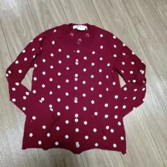【美品】コムデギャルソンコムデギャルソン/ドットカーディガン/XS