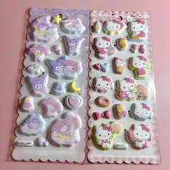 【正規品】もちもちマシュマロシール マイメロ&クロミ ハローキティ　サンリオ