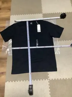 UNIQLO U ブラック Tシャツ Lサイズ綿100％　タグ付き新品未使用品