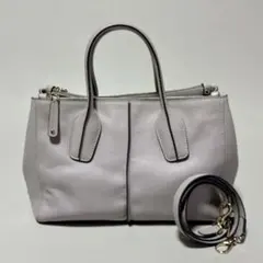 ホワイン様専用【正規品】TOD'S Dスタイリングバッグ ホワイト - メルカリ