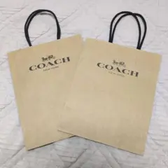 COACH ショップ袋 2枚セット