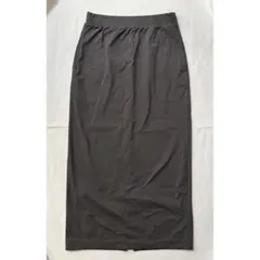 UNIQLO ウルトラストレッチアクティブナローマキシスカート　グレー L