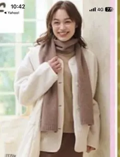 しまむら rafnaf ボアコート/ジャケット