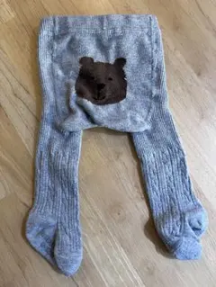 GAPベビータイツ クマ刺繍 0-12ヶ月用