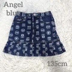 Angelblue エンジェルブルー デニム プリーツ スカート