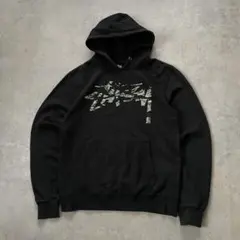 STUSSY ステューシー パーカー カモフラ柄 黒