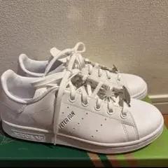 adidas スタンスミス ホワイト 花柄 刺繍 gv9977 25cm - メルカリ
