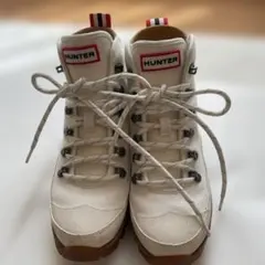 HUNTER ハンター キャンバスデザートコマンドブーツ UK3ナチュラルのサムネイル
