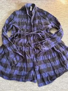 rodeo crowns チェック　シャツワンピース