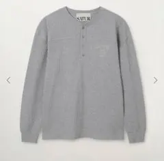SATUR ワッフルヘンリーネック Tシャツ M - メルカリ