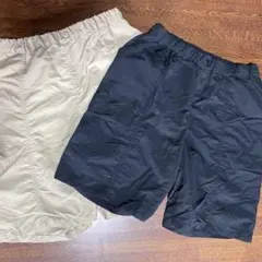 UNIQLO ハーフパンツ 水陸両用2枚セット 160⭐︎ナイロン
