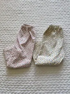 ユニクロ　キッズ　AIRism 花柄レギンス 120cm 2枚セット