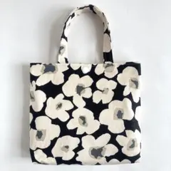 No.199  ちょっとに丁度良いミニトートバッグ＊北欧花柄＊ハンドメイド